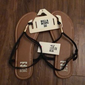 Brand new billabong sandals